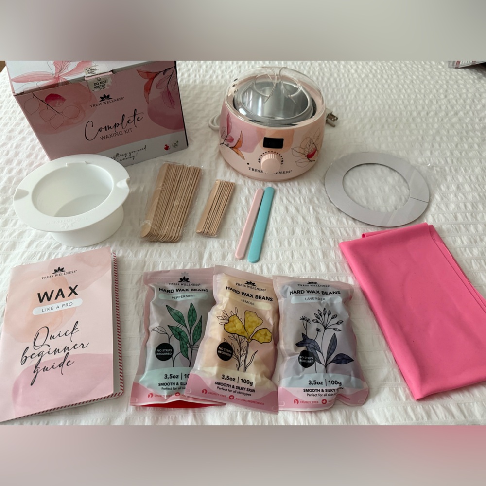 Complete Wax Kit with Warmer - Pink